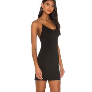 Alice & Olivia Nelle Fitted Black Mini Dress